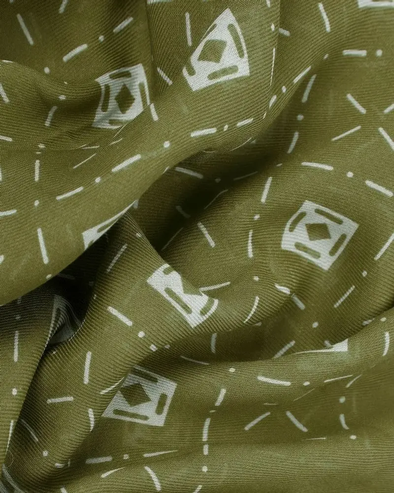 Foulards et écharpes - Diamonds in Verdant Bohemian Style Bandana - SOHO SCARVES