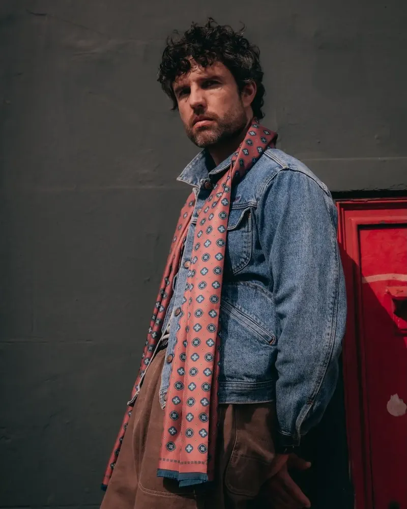 Foulards et écharpes - The London Scarf Chelsea Berry - SOHO SCARVES