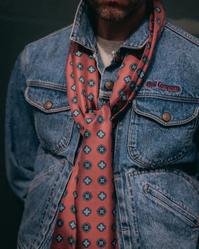 Foulards et écharpes - The London Scarf Chelsea Berry - SOHO SCARVES
