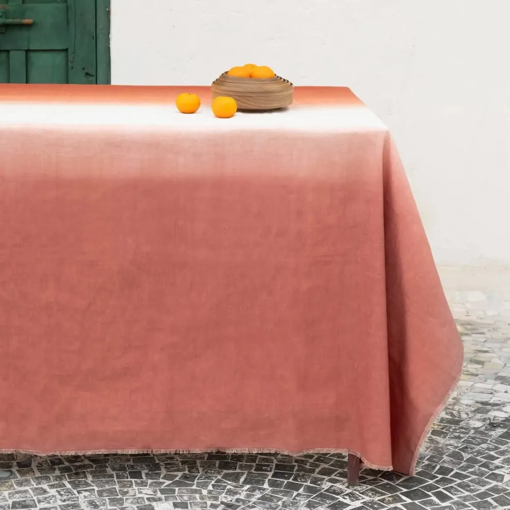 Table cloths - NO-MAD Tablecloth Collection in Natural Fabrics - NO-MAD