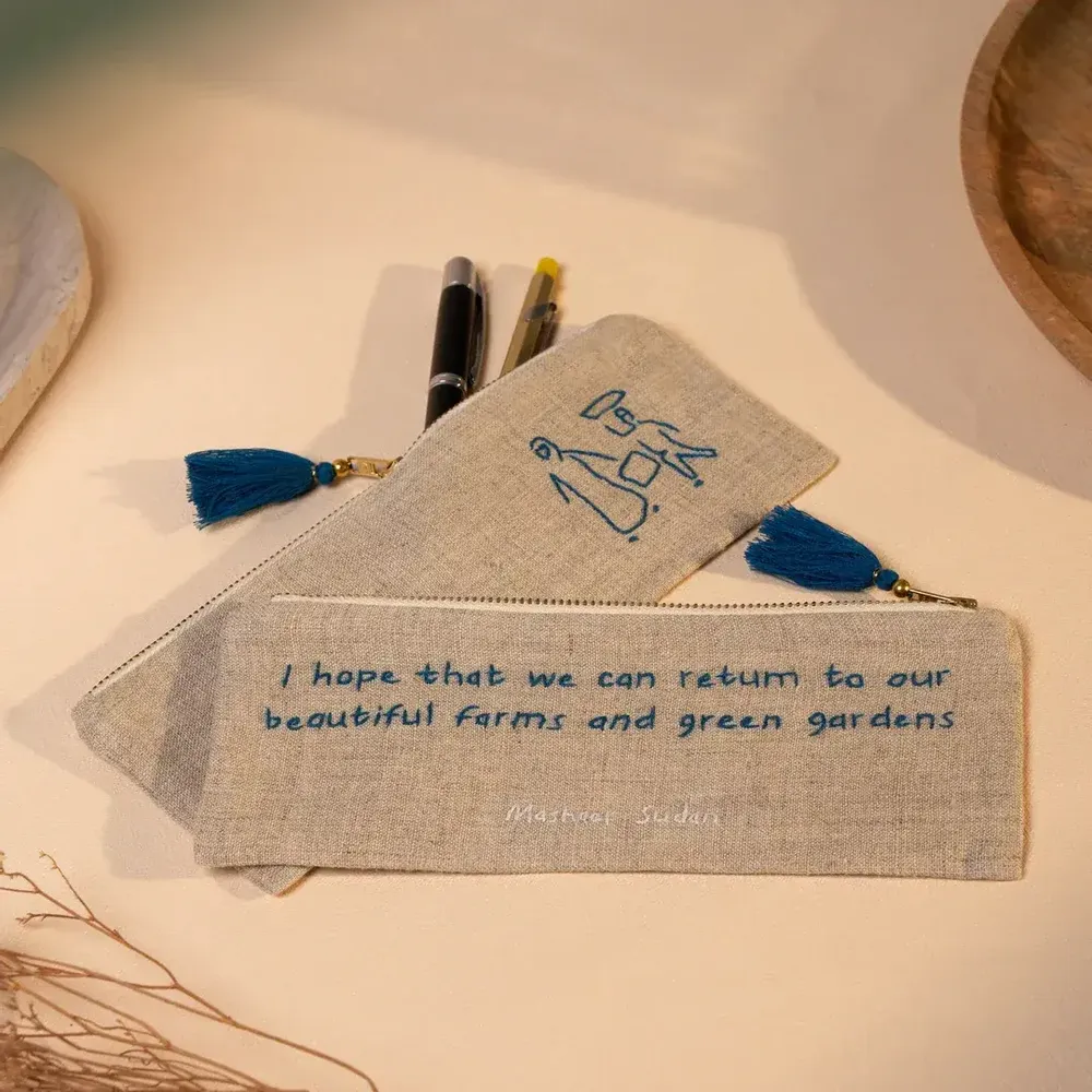 Stationery - Handmade Peace Pencil Case - UNHCR/MADE51