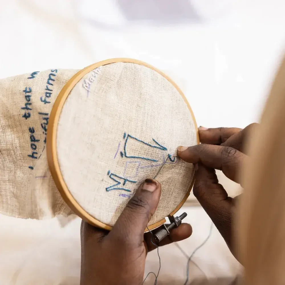 Stationery - Handmade Peace Pencil Case - UNHCR/MADE51