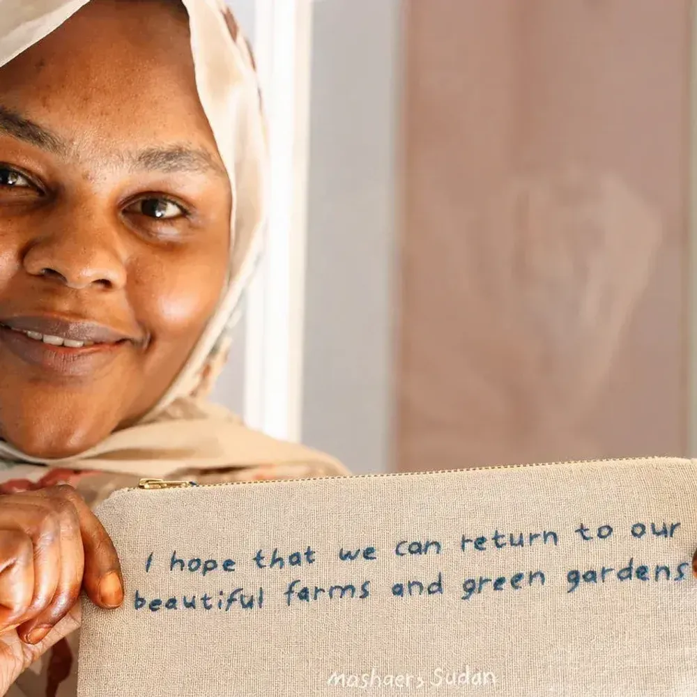 Stationery - Handmade Peace Pencil Case - UNHCR/MADE51