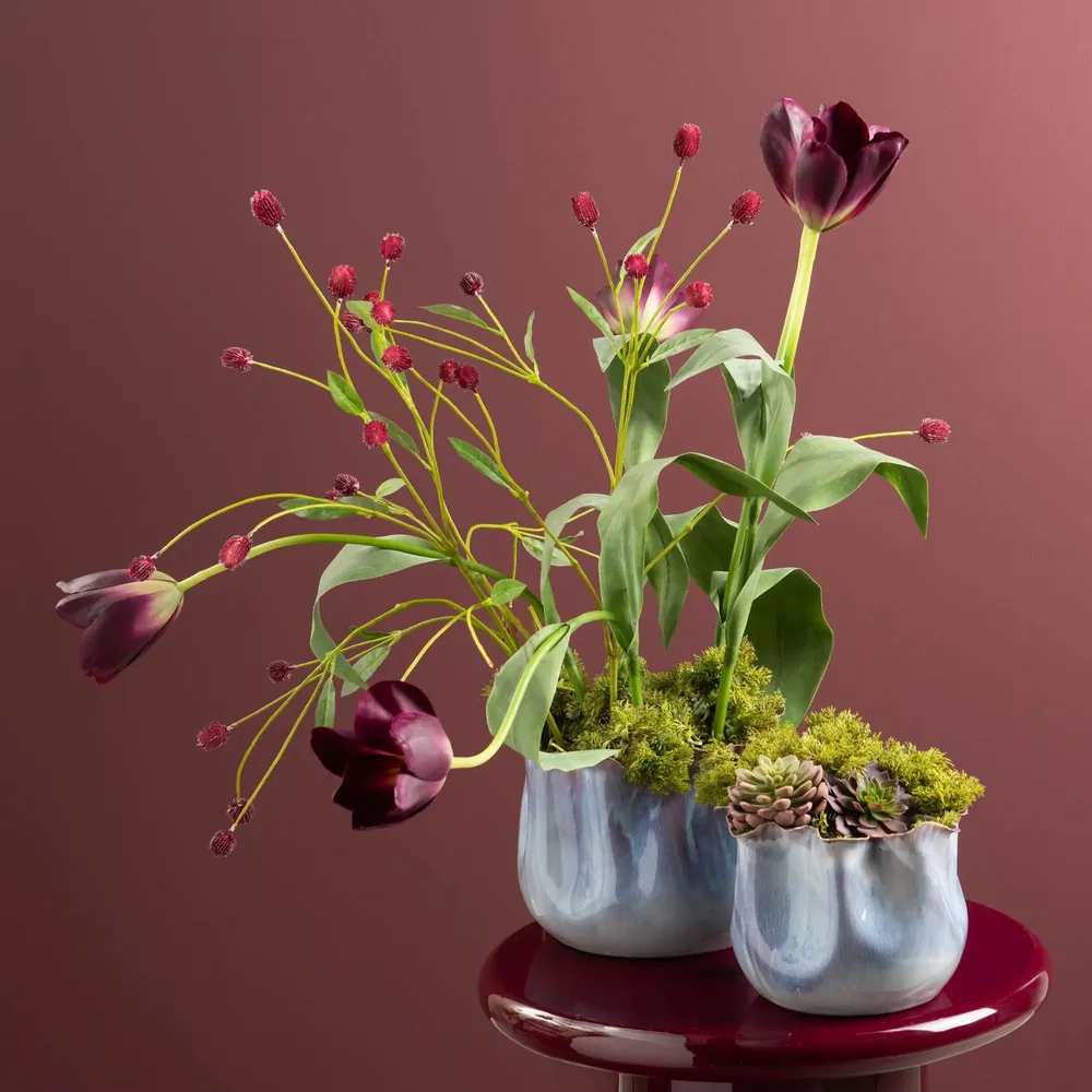 Vases - Cache-pot Plisse - LOU DE CASTELLANE