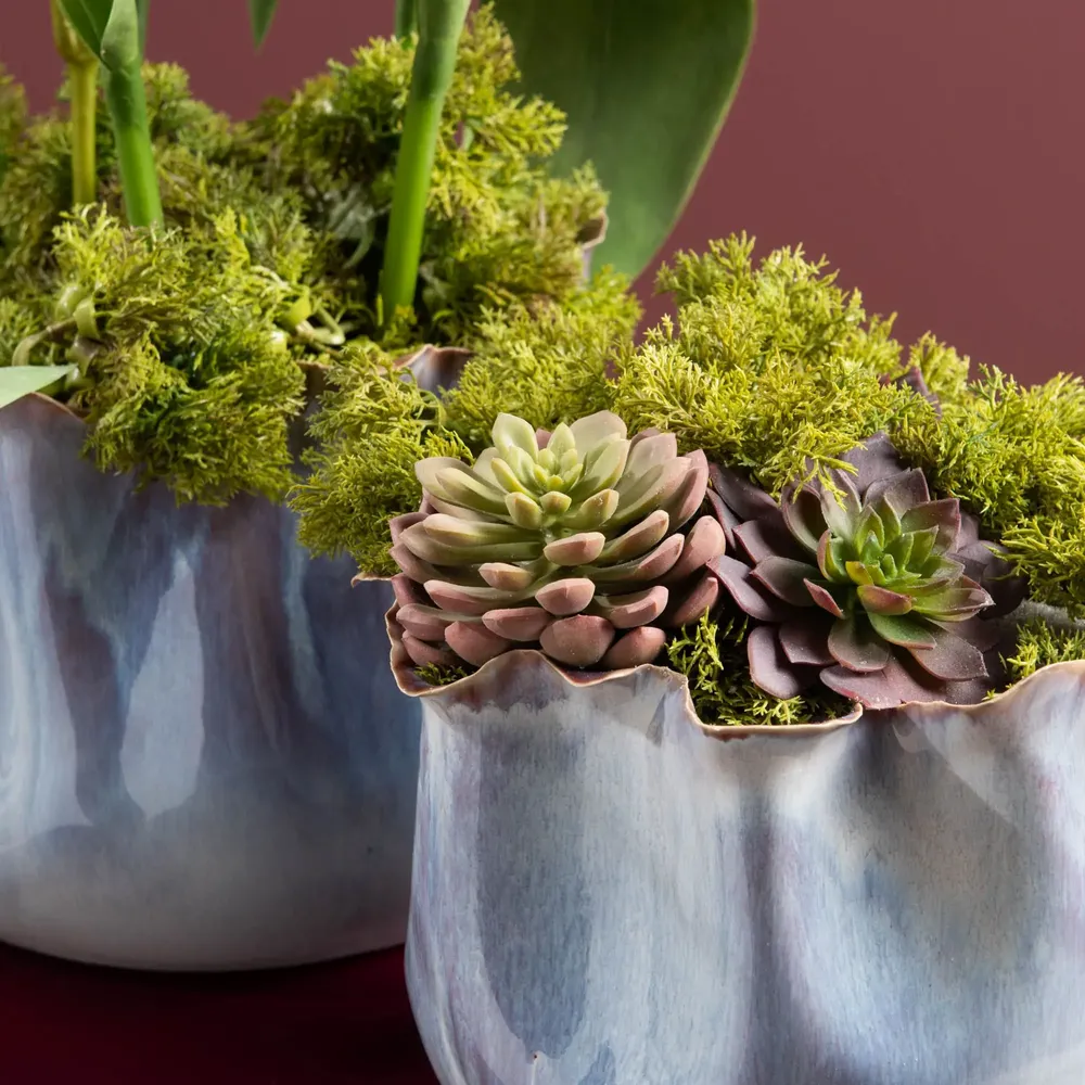 Vases - Cache-pot Plisse - LOU DE CASTELLANE
