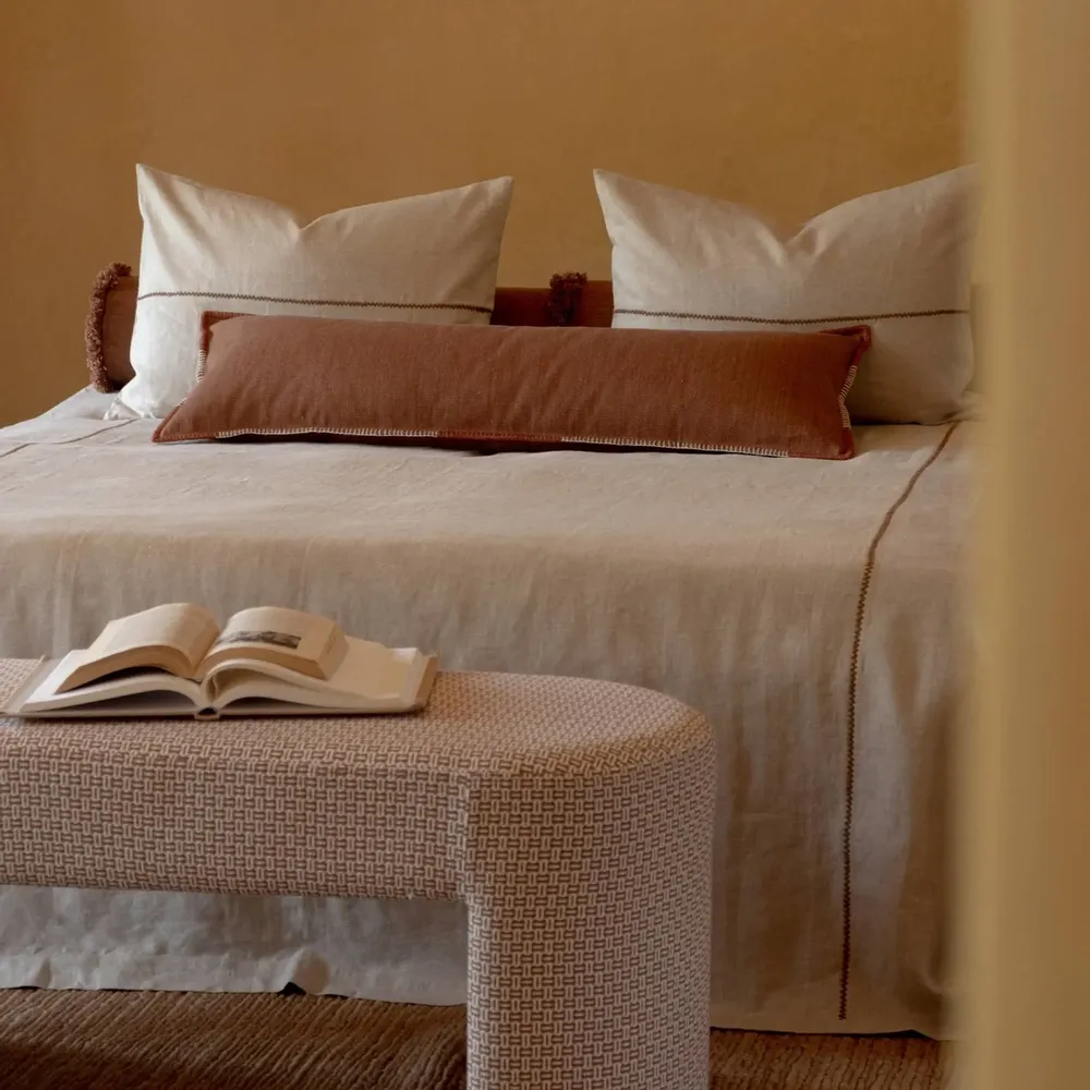 Coussins - NO-MAD Lumbar Cushion Covers in Natural Textiles - NO-MAD