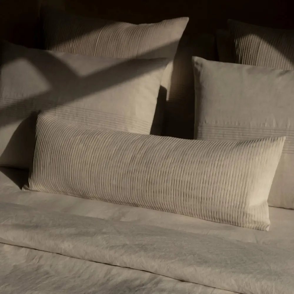 Coussins - NO-MAD Lumbar Cushion Covers in Natural Textiles - NO-MAD