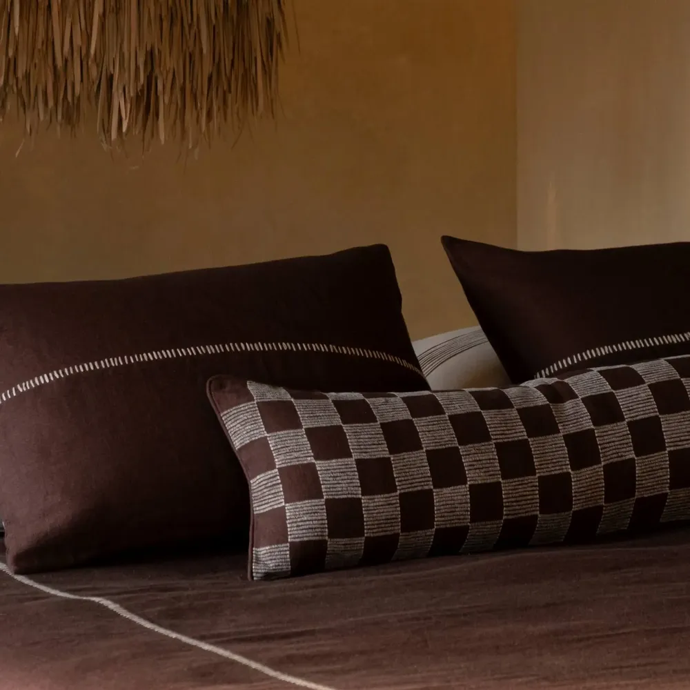 Coussins - NO-MAD Lumbar Cushion Covers in Natural Textiles - NO-MAD