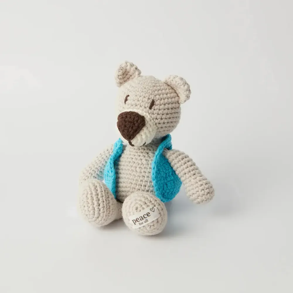 Soft toy - Handmade Peace Bear - UNHCR/MADE51