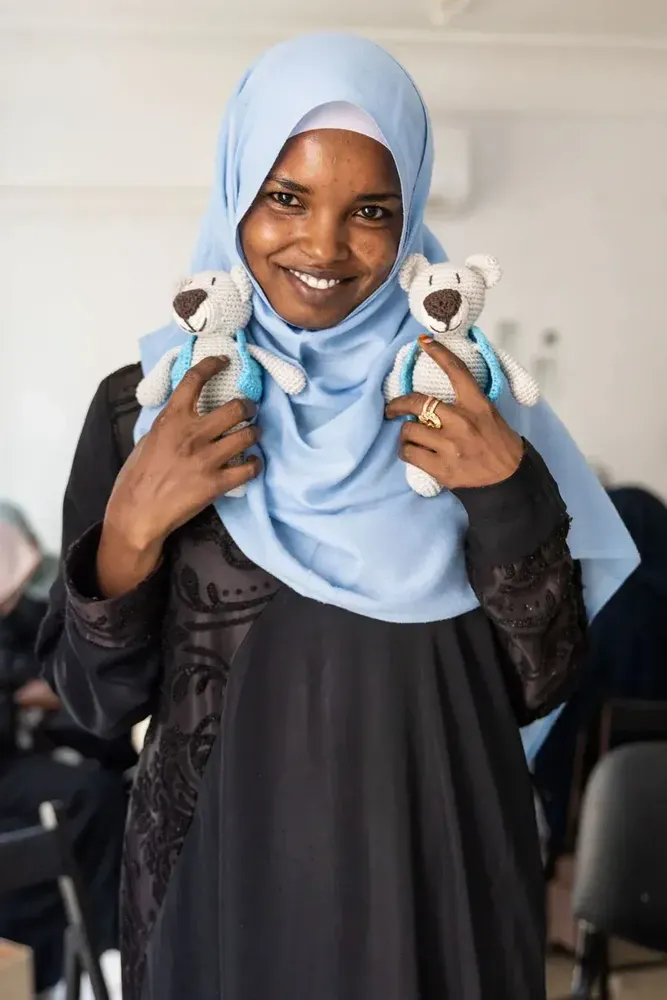 Soft toy - Handmade Peace Bear - UNHCR/MADE51