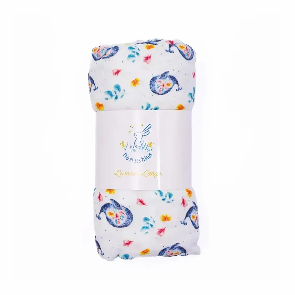 Accessoires enfants - Maxi Lange - La Baleine et les Fleurs - POP ET SES FRÈRES