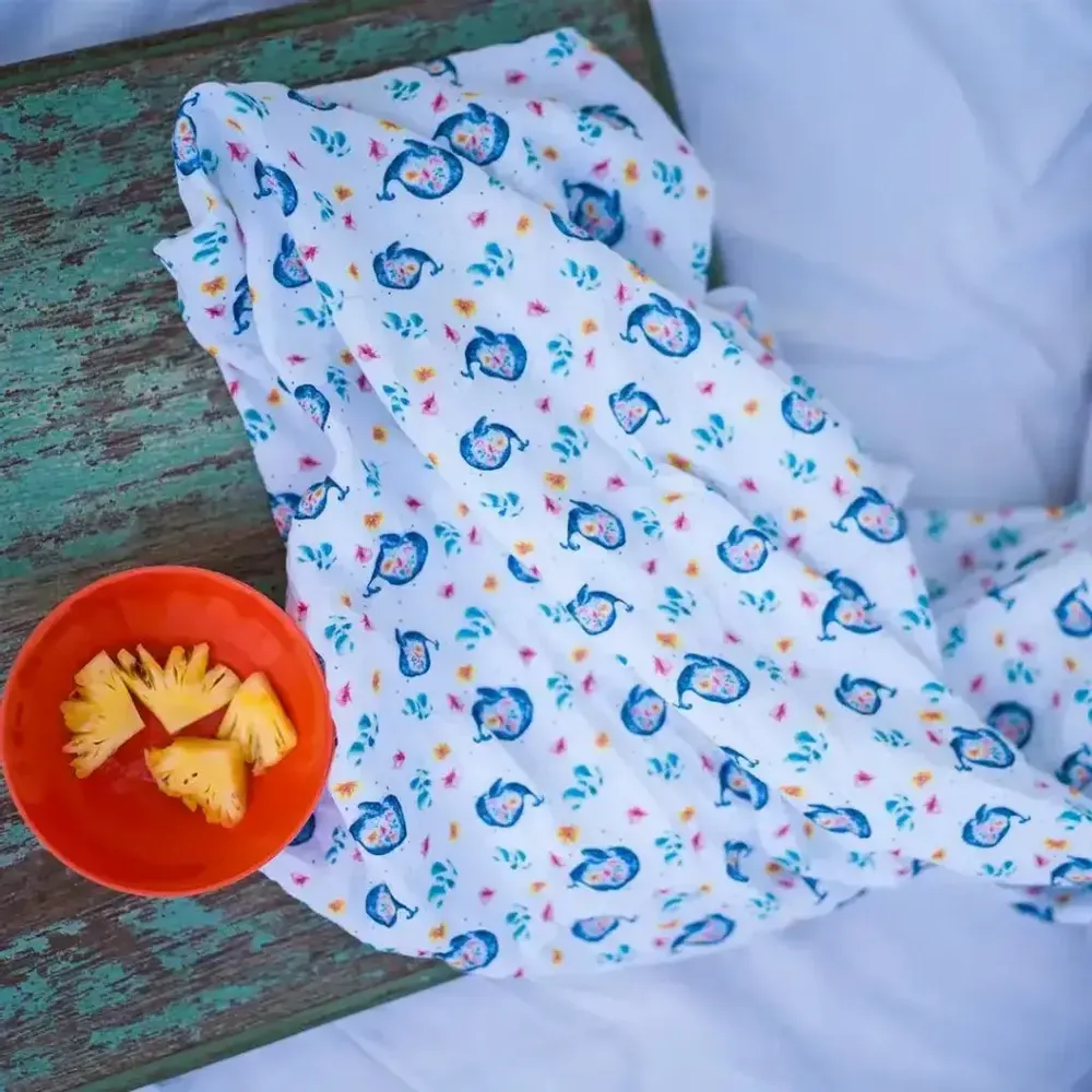Accessoires enfants - Maxi Lange - La Baleine et les Fleurs - POP ET SES FRÈRES