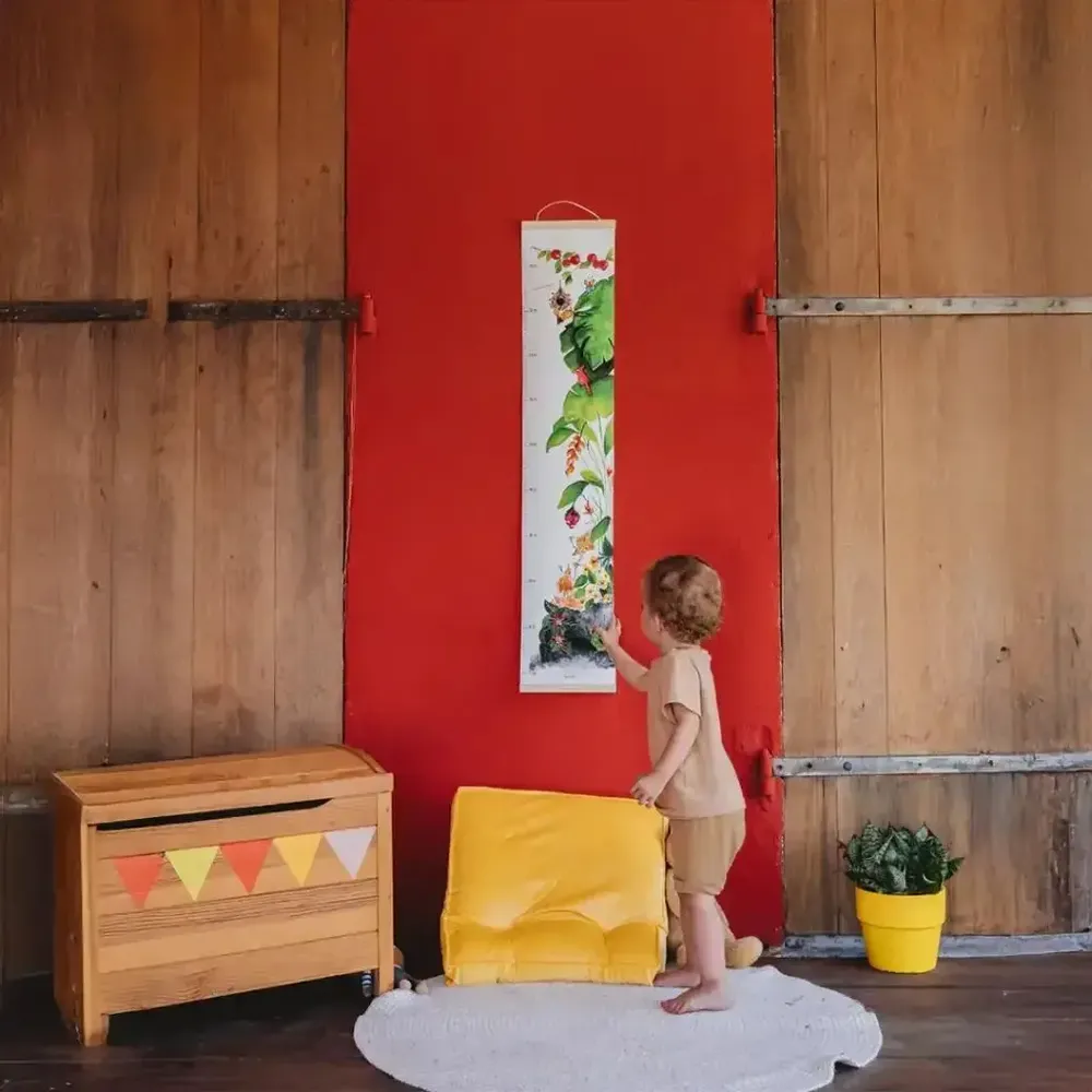 Objets déco enfant - Toise Sur Toile - Cueillette Des Goyaviers - POP ET SES FRÈRES