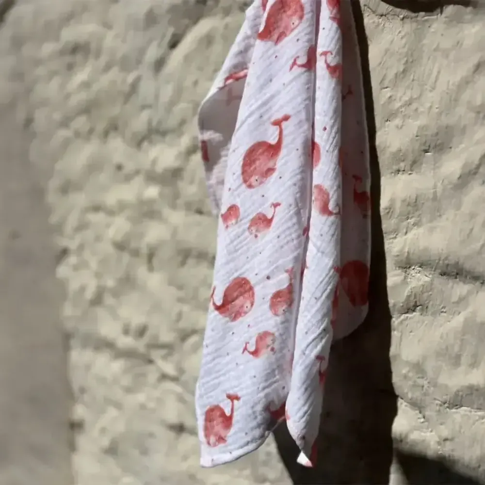 Kids accessories - Little Diaper The Pink Whales - POP ET SES FRÈRES