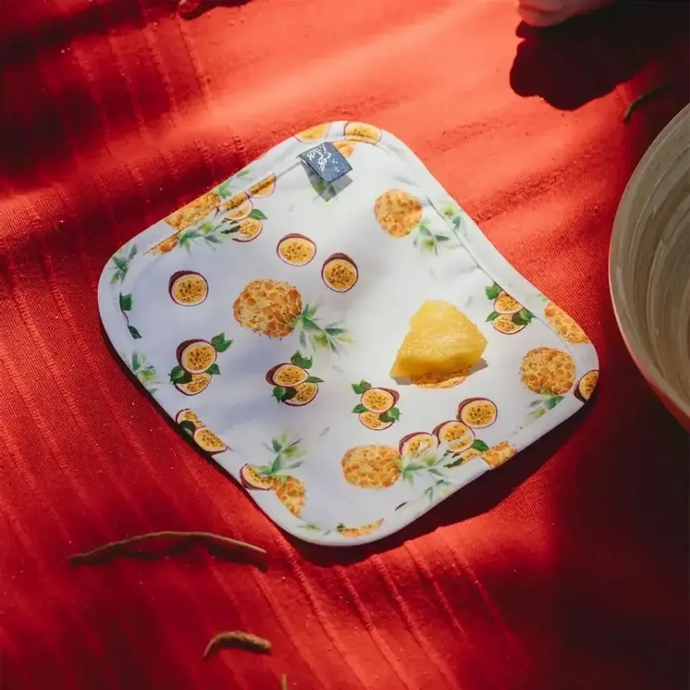 Accessoires enfants - Débarbouillette - L' Ananas et Le Fruit de La Passion - POP ET SES FRÈRES