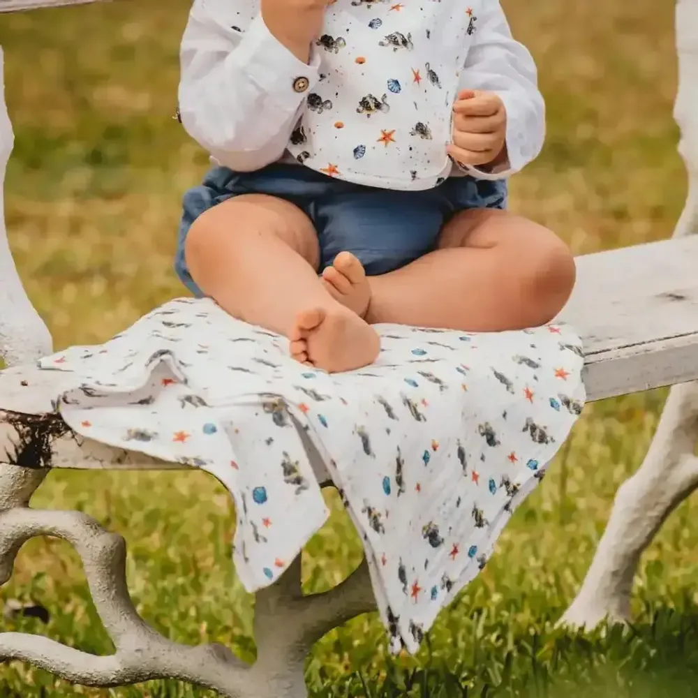 Accessoires enfants - Maxi Lange - Les Tortues et les Coquillages - POP ET SES FRÈRES