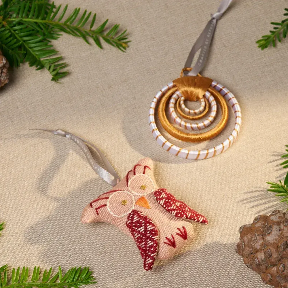 Christmas garlands and baubles - Mystic Owl Handcrafted Ornament - UNHCR/MADE51
