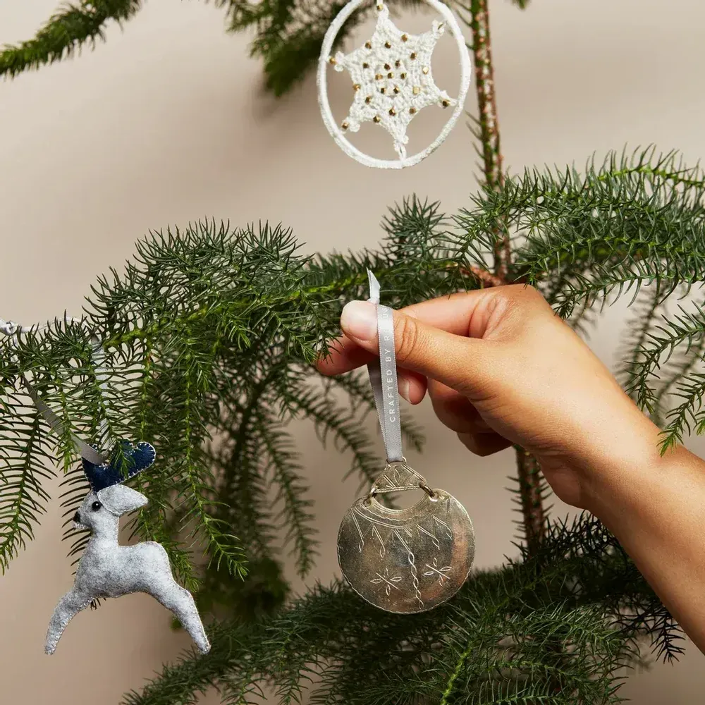 Christmas garlands and baubles - Desert Moon Handcrafted Ornament - UNHCR/MADE51
