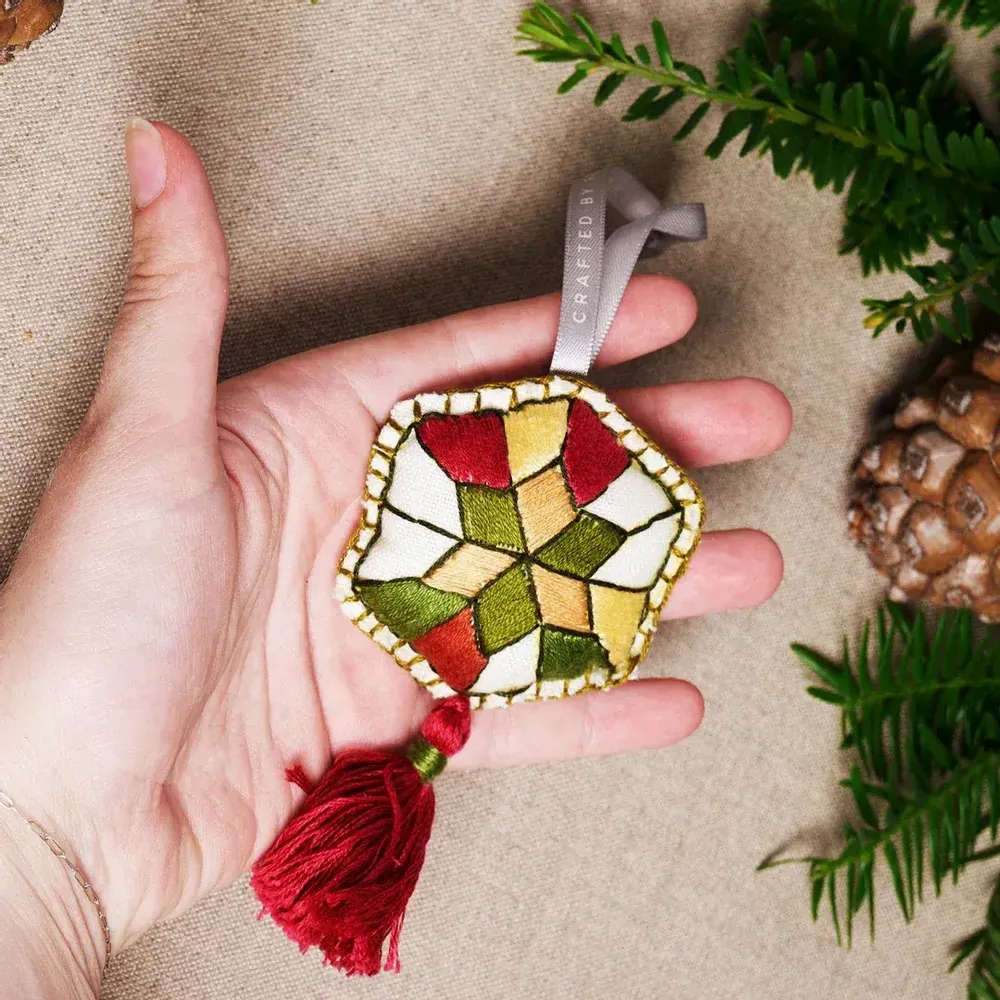 Christmas garlands and baubles - Aleppo Window Handcrafted Ornament - UNHCR/MADE51