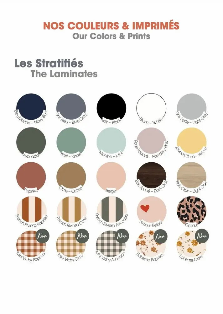 Mobilier et rangements pour bureau - Grand et petit cabinet de rangement rétro Elienor - LES GAMBETTES