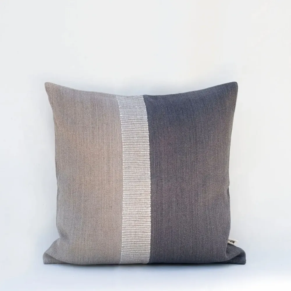 Coussins - NO-MAD Embroidered Cushion Covers in Cotton Jute - NO-MAD