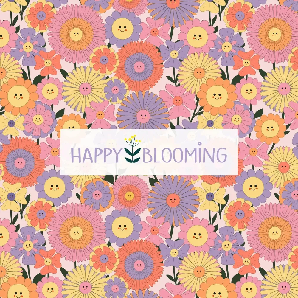 Linge de lit - Motifs exclusifs - all over ou placés - HAPPY BLOOMING