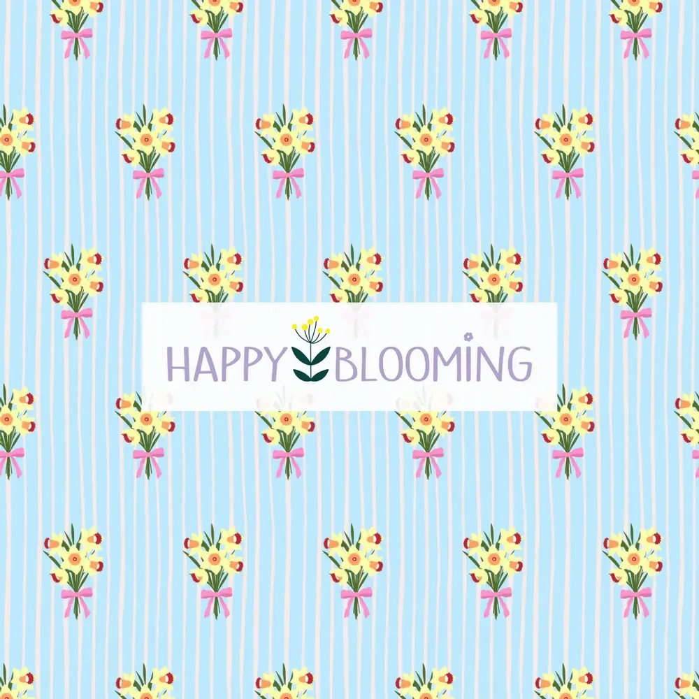 Papiers peints - Motifs exclusifs - all over ou placés - HAPPY BLOOMING