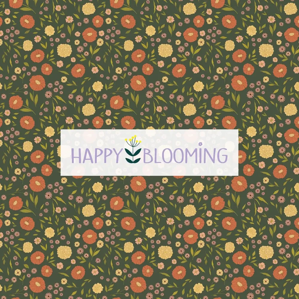 Papiers peints - Motifs exclusifs - all over ou placés - HAPPY BLOOMING