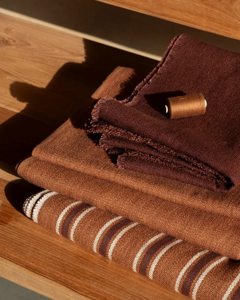 Upholstery fabrics - NO-MAD Woven Solid Furnishing Fabrics in Cotton Jute - NO-MAD