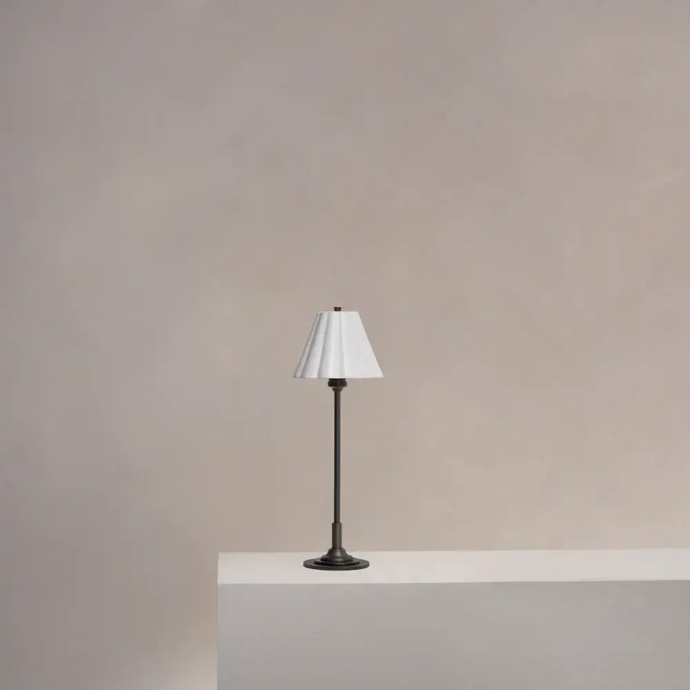 Desk lamps - Cotswold Small Table Lamp Fine Porcelain - Bronze - CORSTON ARCHITECTURAL DETAIL