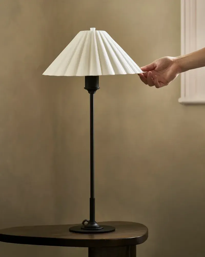 Table lamps - Cotswold Medium Table Lamp Fine Porcelain - Bronze - CORSTON ARCHITECTURAL DETAIL