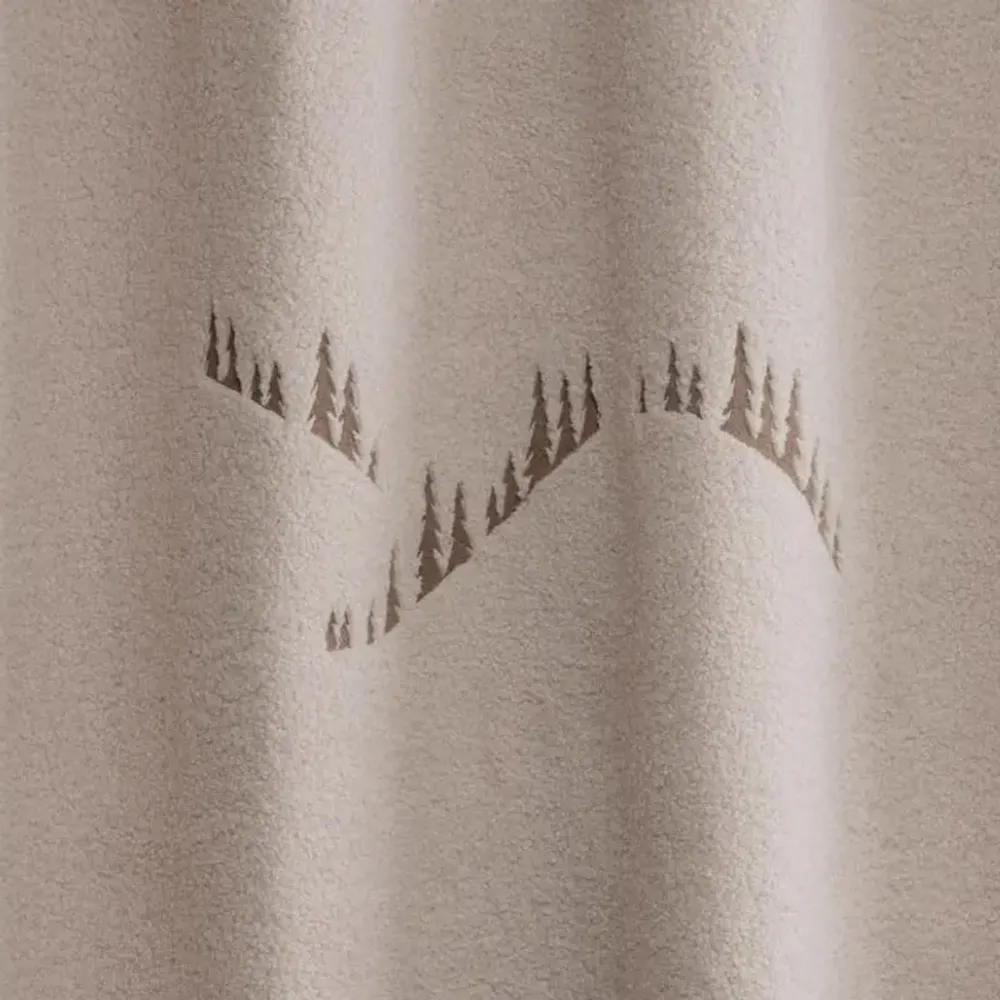 Curtains and window coverings - Blackout mountain curtain bouclette ecru fir - VAGABONDE INTERNATIONAL