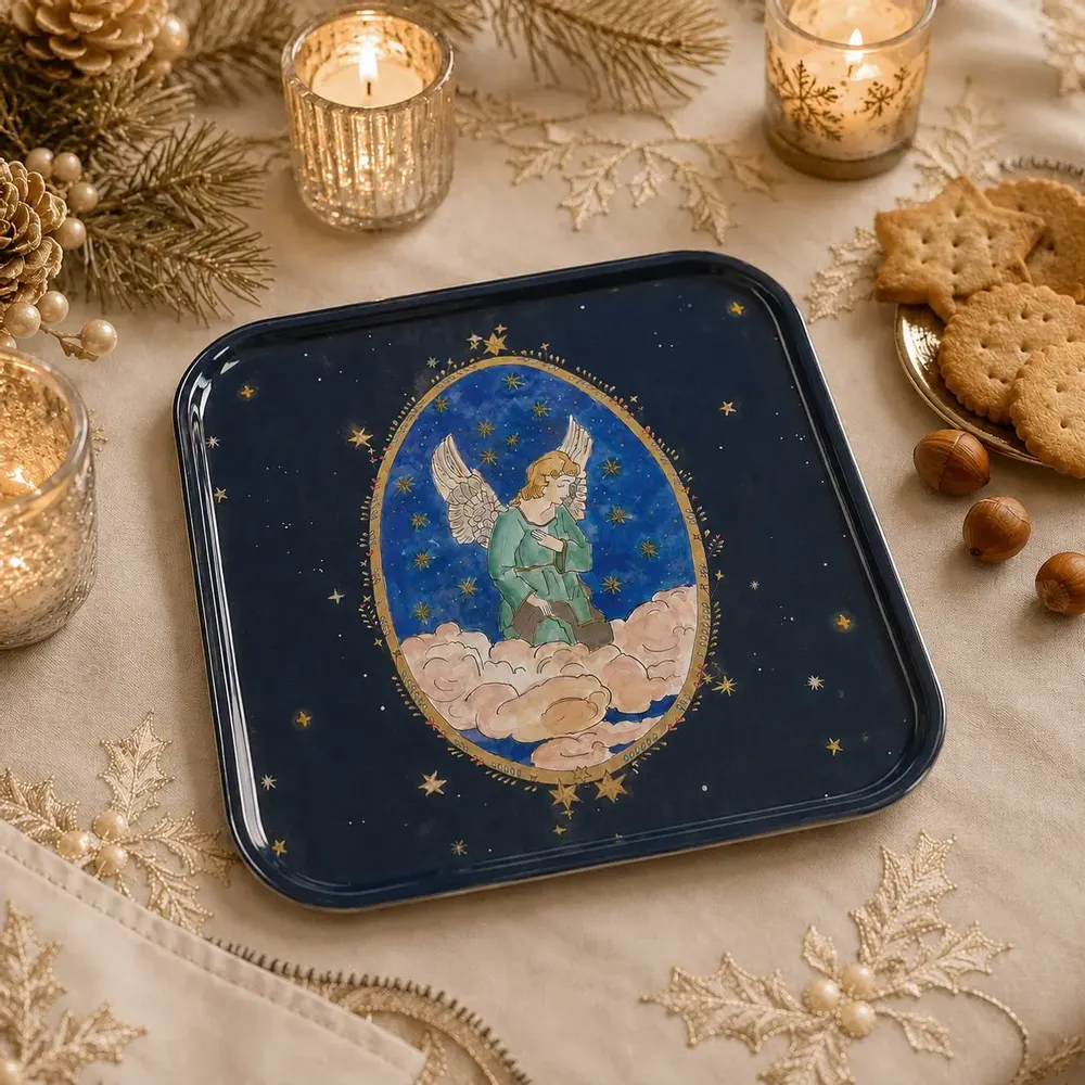 Trays - SANTOUN collection - L'Angi tray - 25x25 cm - GARRIGUE STUDIO