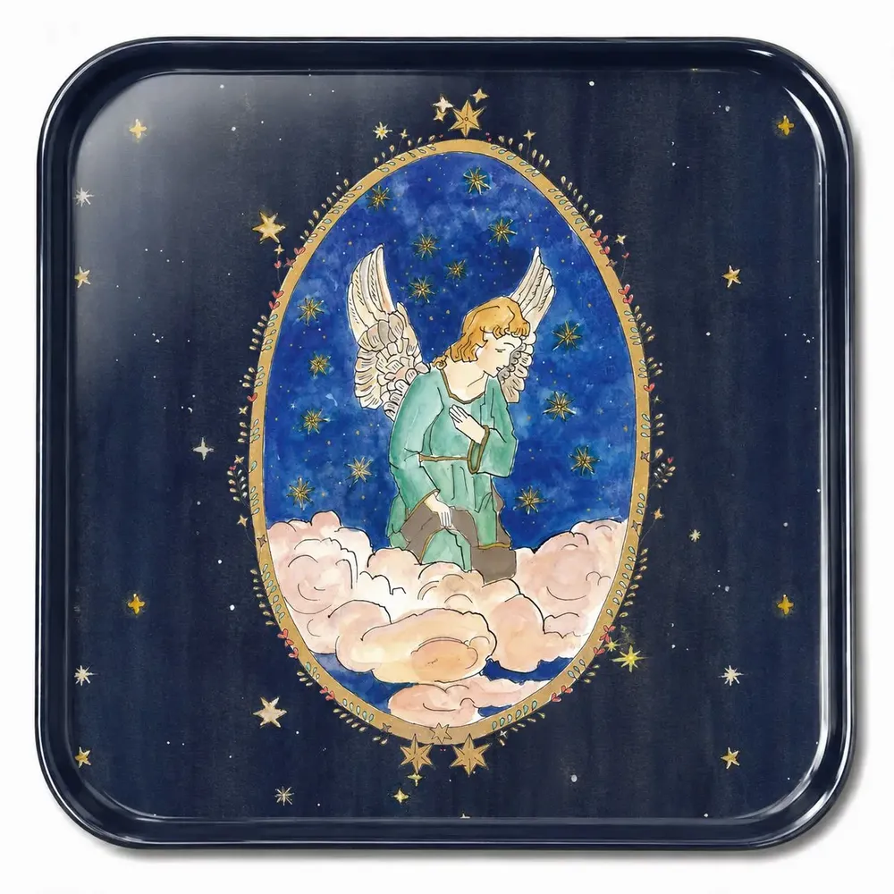 Trays - SANTOUN collection - L'Angi tray - 25x25 cm - GARRIGUE STUDIO
