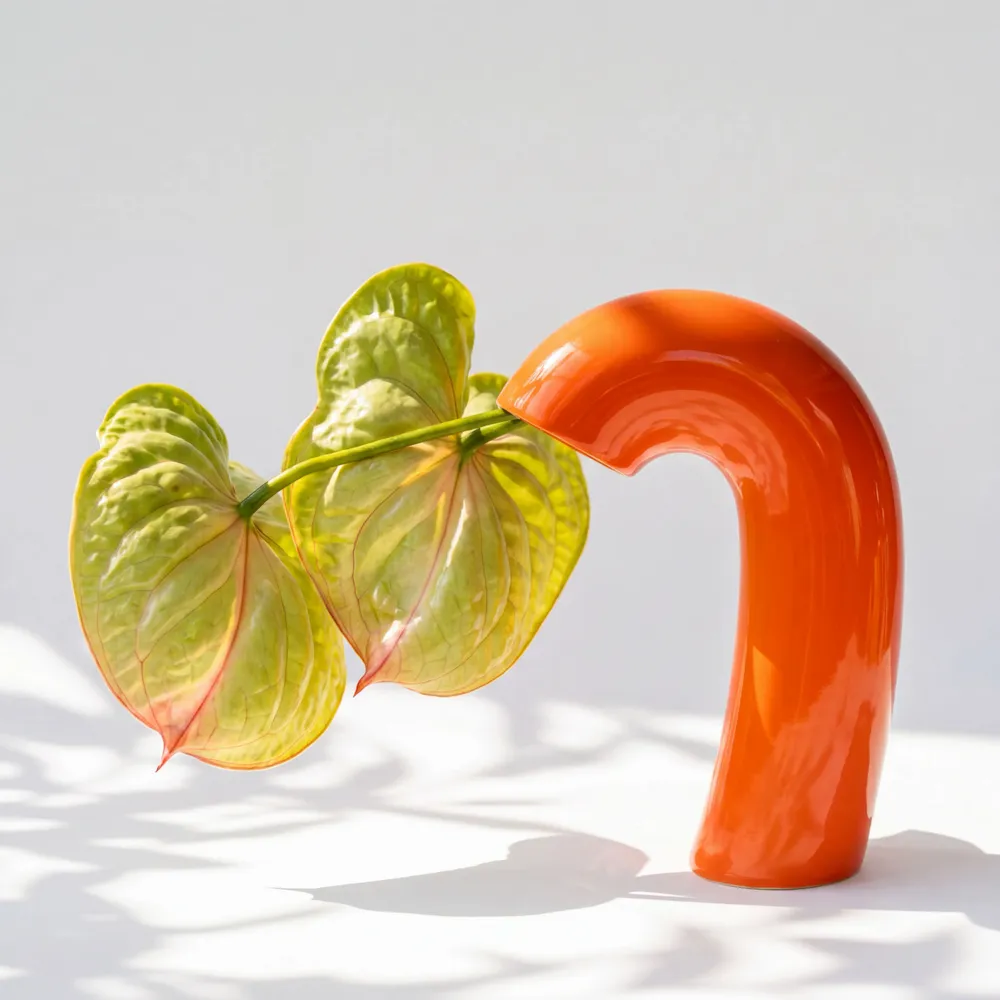 Vases - VITA Vase - Micha Orange - HOUBI