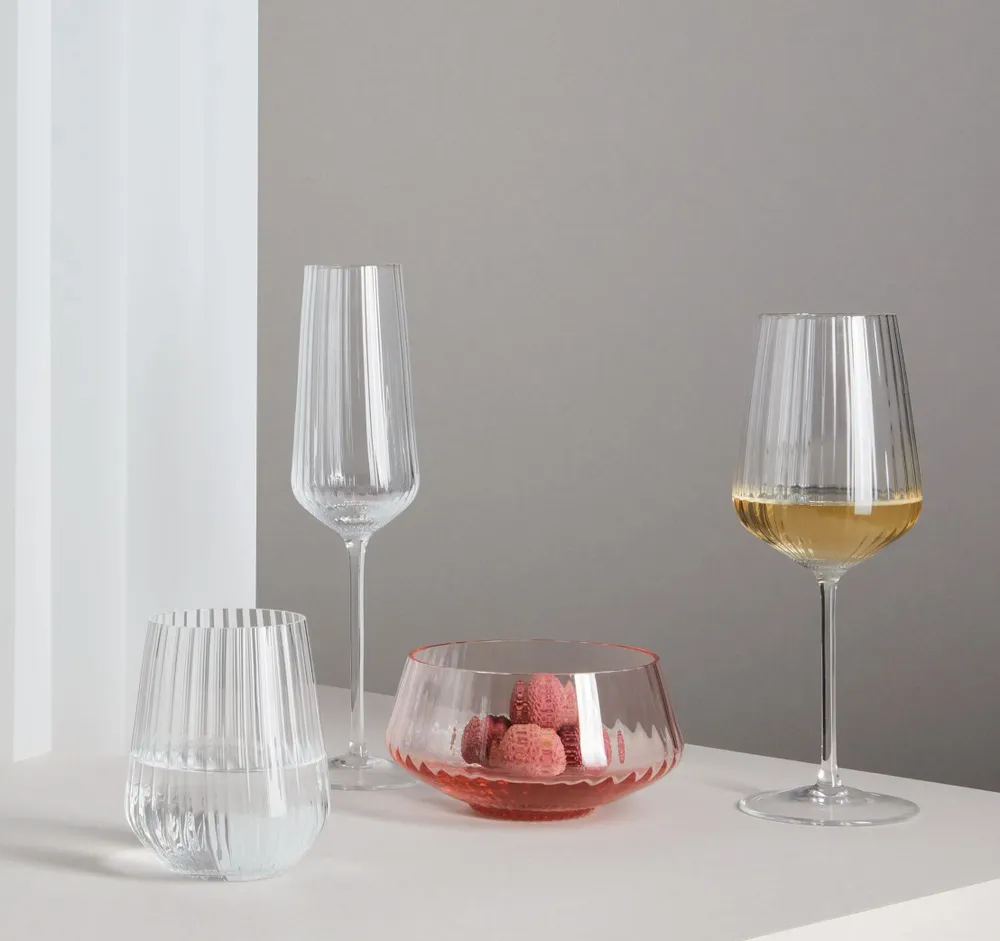 Verres à pied - Verre à vin rouge de la collection Visual, transparent - HARRACHOV GLASSWORKS