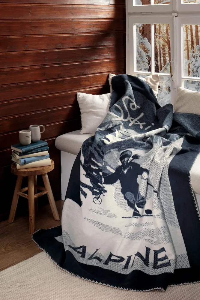 Throw blankets - Throw Ski Alpine - BIEDERLACK