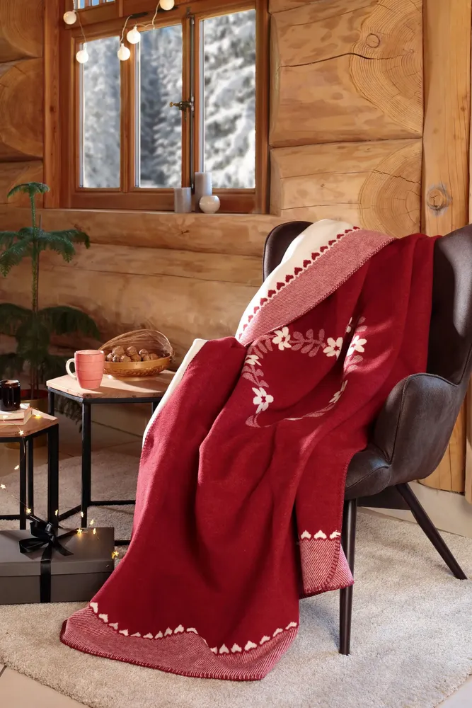 Throw blankets - Blanket Heart-Warming - BIEDERLACK