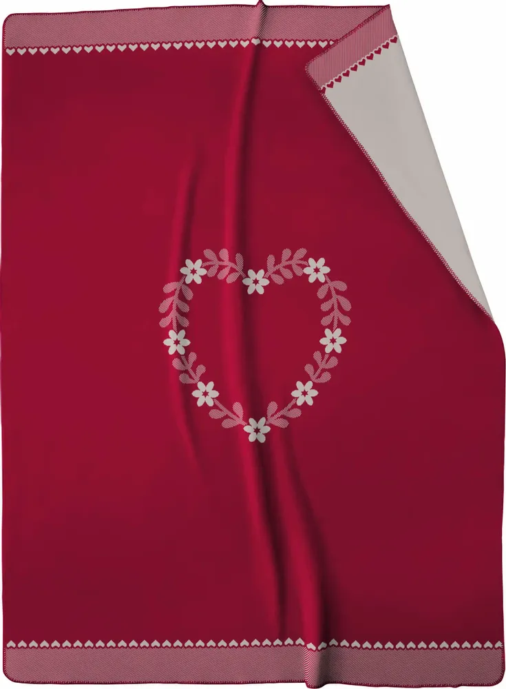 Throw blankets - Blanket Heart-Warming - BIEDERLACK
