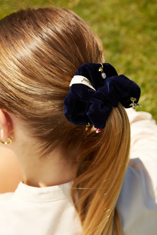 Soins cheveux - Chouchou bijou personnalisable avec charms - CHOU²