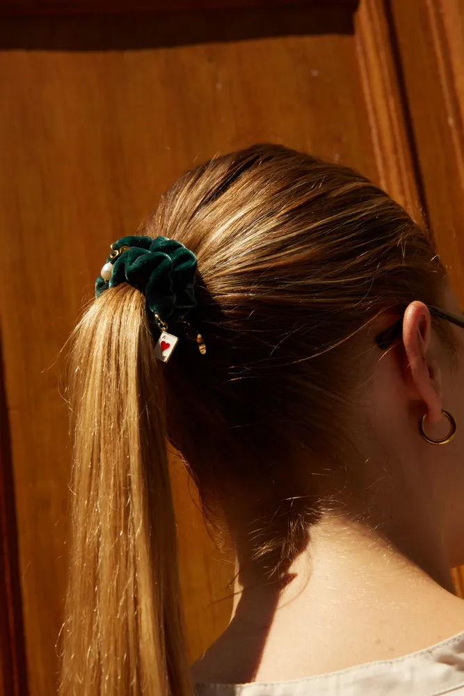 Soins cheveux - Chouchou bijou personnalisable avec charms - CHOU²