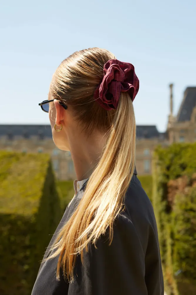 Soins cheveux - Maxi chouchou carreaux / tartan - CHOU²
