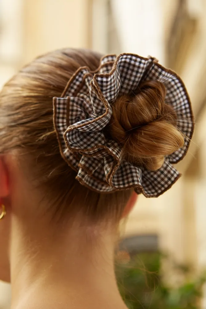 Soins cheveux - Maxi chouchou carreaux / tartan - CHOU²