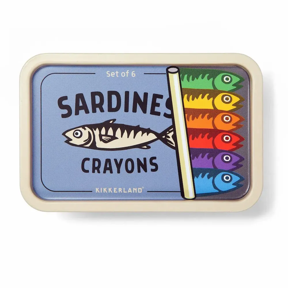 Papeterie bureau - Crayons sardines - KIKKERLAND