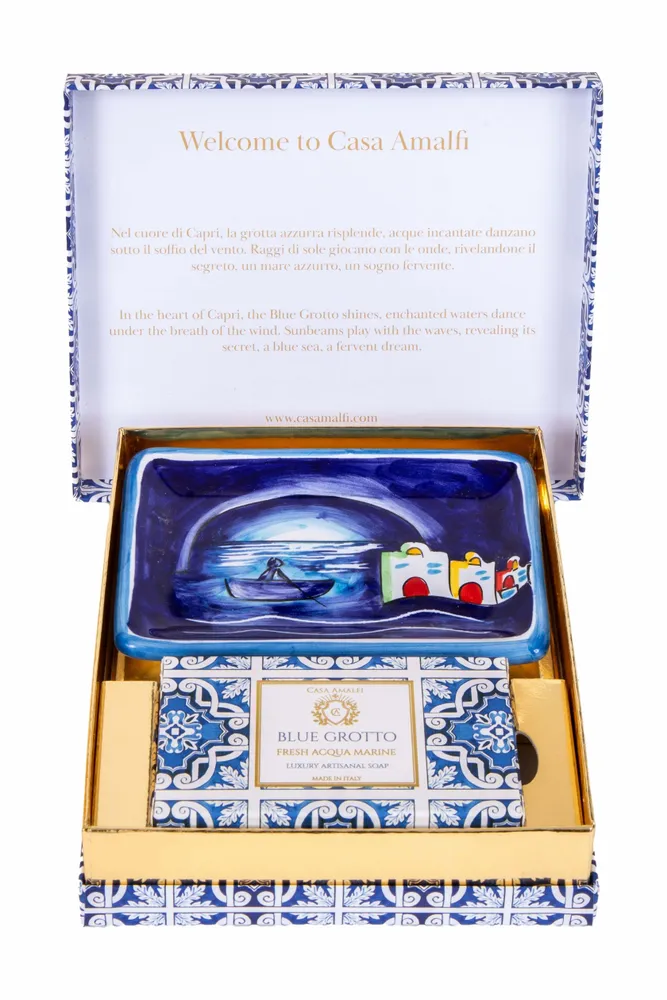 Savons - BLUE GROTTO - Coffret Cadeau Individuel - CASA AMALFI