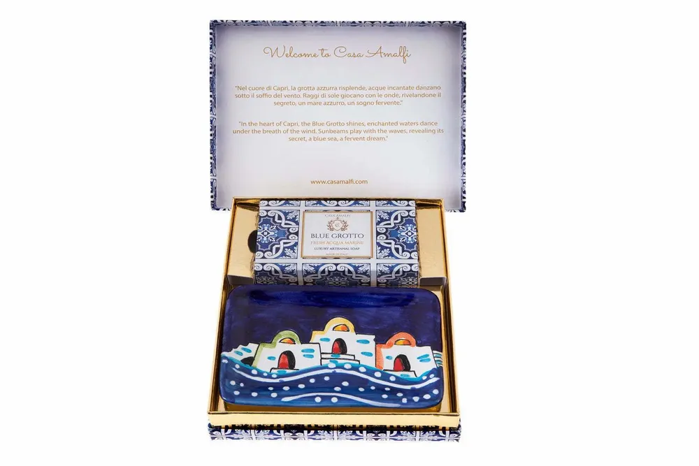 Savons - BLUE GROTTO - Coffret Cadeau Individuel - CASA AMALFI