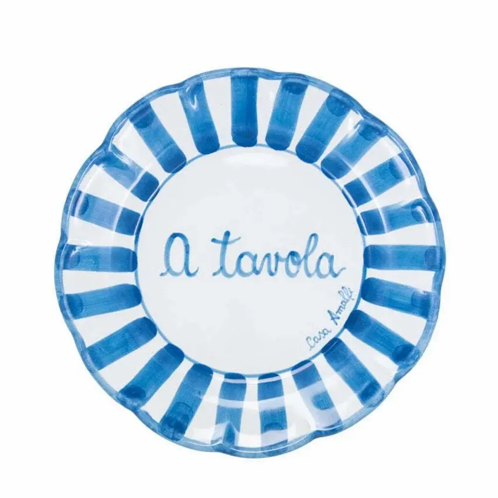 Parfums pour soi et eaux de toilette - TAVOLA FELICE - Coffret 8 Assiettes Lettres Cursives - CASA AMALFI