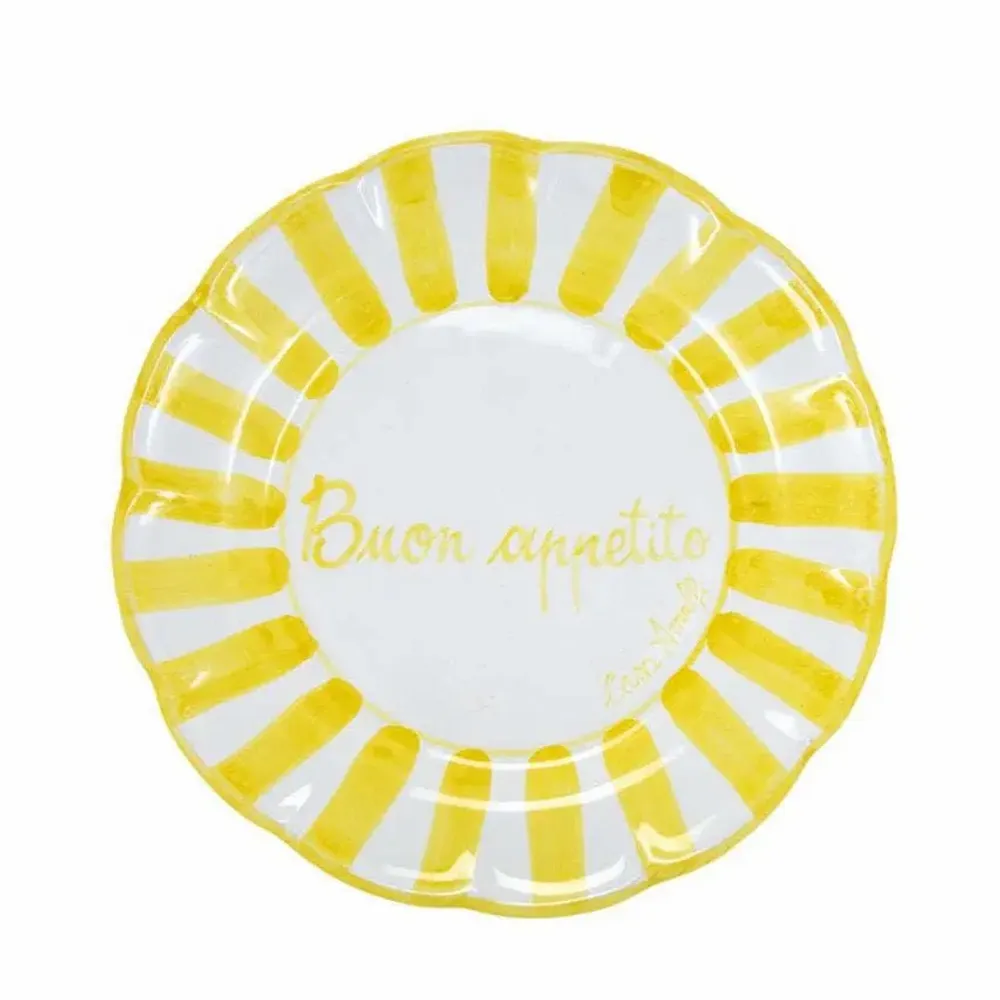 Parfums pour soi et eaux de toilette - TAVOLA FELICE - Coffret 8 Assiettes Lettres Cursives - CASA AMALFI