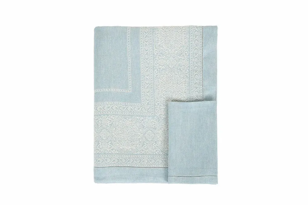 Parfums pour soi et eaux de toilette - VILLA POSITANO NAPPE 230cm x 170cm avec 4 serviettes assorties - CASA AMALFI