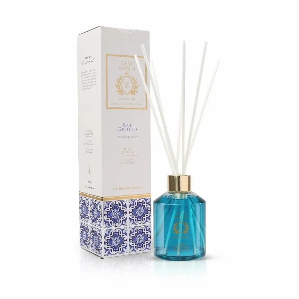 Parfums pour soi et eaux de toilette - BLUE GROTTO DIFFUSEUR D'INTÉRIEUR - Fraîcheur Acqua Marine 250ml - CASA AMALFI